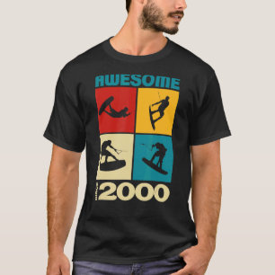 Geweldige sinds 2000 een wakeboard - lifestyle 1 t-shirt
