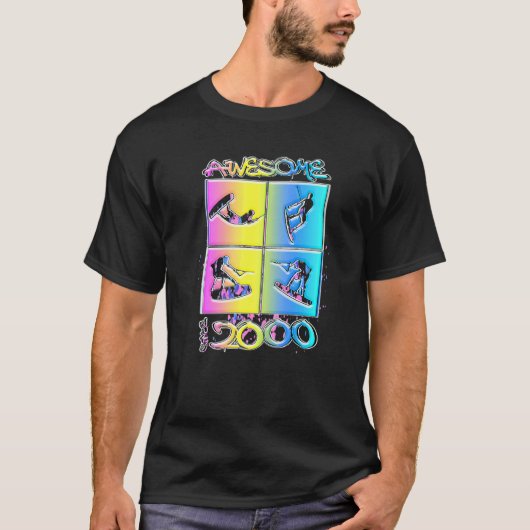 Geweldige sinds 2000 een wakeboard - lifestyle 2 t-shirt (Voorkant)