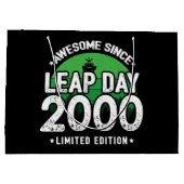 Geweldige sinds 2000 schrikkeljaar dag feb 29 Verj Groot Cadeauzakje (Achterkant)