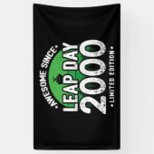 Geweldige sinds 2000 schrikkeljaar dag feb 29 Verj Spandoek (Verticaal)