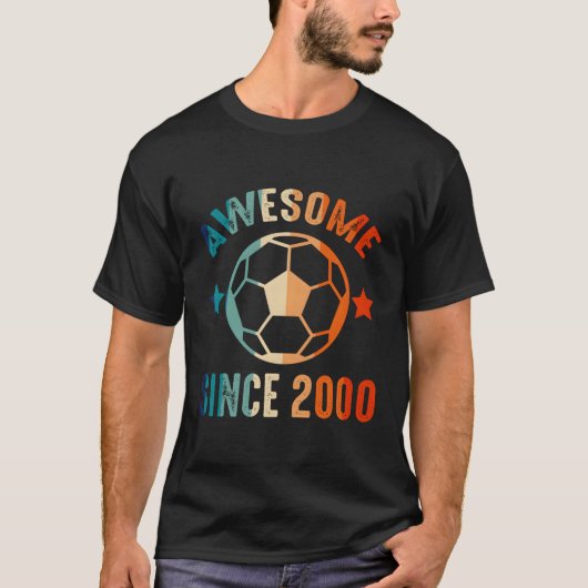 Geweldige sinds 2000 Squad Proud Soccer B-Day Py T-shirt (Voorkant)