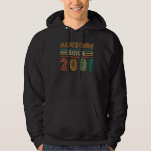 Geweldige sinds 2001 21st Birthday Mannen Vrouwen  Hoodie