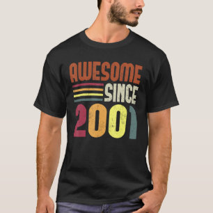 Geweldige sinds 2001: 22e verjaardag van de Vintag T-shirt
