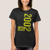 Geweldige sinds 2002 20e verjaardag t-shirt (Voorkant)