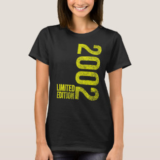 Geweldige sinds 2002 20e verjaardag t-shirt
