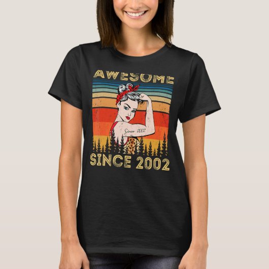 Geweldige sinds 2002 T-shirt (Voorkant)