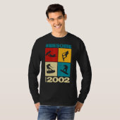 Geweldige sinds 2002 Wakeboard lifestyle 2 T-shirt (Voorkant volledig)
