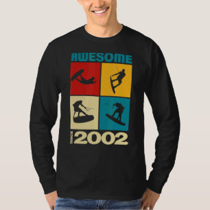 Geweldige sinds 2002 Wakeboard lifestyle 2 T-shirt