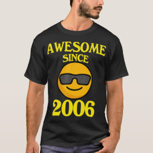 Geweldige sinds 2006 - 15 jaar - cadeau voor de 15 t-shirt
