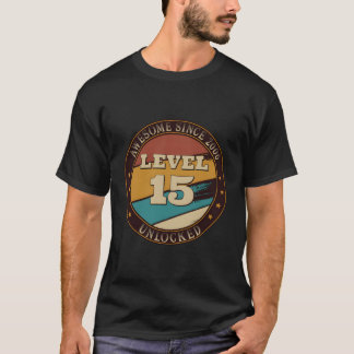 Geweldige sinds 2006 Level 15 Unlocked 2021  T-shirt