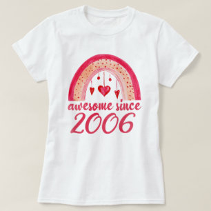 Geweldige sinds 2006 Regenboogvaars 16e verjaardag T-shirt