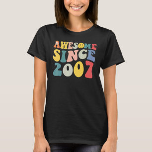 Geweldige sinds 2007 15 jaar oude 15e verjaardag G T-shirt
