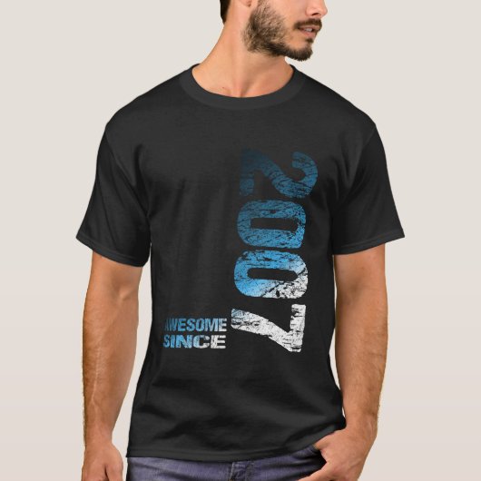Geweldige sinds 2007 16e geboortedag geboren 2007 t-shirt (Voorkant)