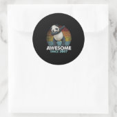 Geweldige sinds 2007 Dabbing Panda 13th Birthday Ronde Sticker (Tas)