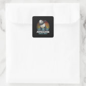 Geweldige sinds 2007 Dabbing Panda 13th Birthday Vierkante Sticker (Tas)