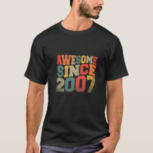  Geweldige sinds 2007 Retro 15 september 2007 T-shirt