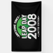 Geweldige sinds 2008 schrikkeljaar dag feb 29 Verj Spandoek (Verticaal)