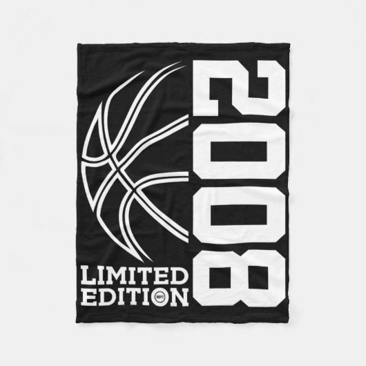 Geweldige sinds 2008 Verjaardag Bysketbyll Limited Fleece Deken (Voorkant)