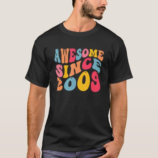 Geweldige sinds 2009 13 jaar oud Retro 13th T-shirt (Voorkant)