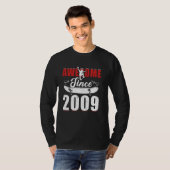 Geweldige sinds 2009 T - shirts 15 Skateboard is m (Voorkant volledig)