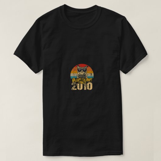  Geweldige sinds 2010 12 jaar oud T-shirt (Design voorkant)