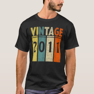 Geweldige sinds 2011 11e verjaardag 11 jaar oud 9 t-shirt