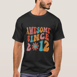 Geweldige sinds 2012 11 jaar oude 11e verjaardag G T-shirt