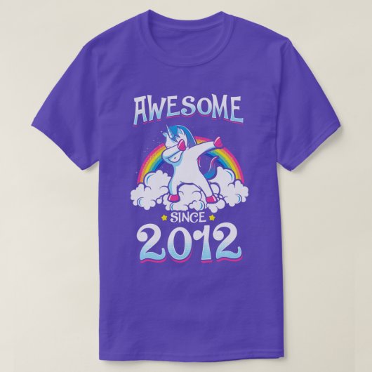 Geweldige sinds 2012 1 t-shirt (Design voorkant)