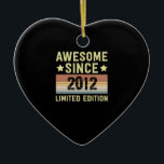 Geweldige sinds 2012 keramisch ornament<br><div class="desc">1</div>