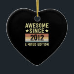 Geweldige sinds 2012 keramisch ornament<br><div class="desc">1</div>