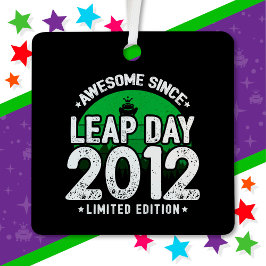 Geweldige sinds 2012 schrikkeljaar dag feb 29 Verj Metalen Ornament