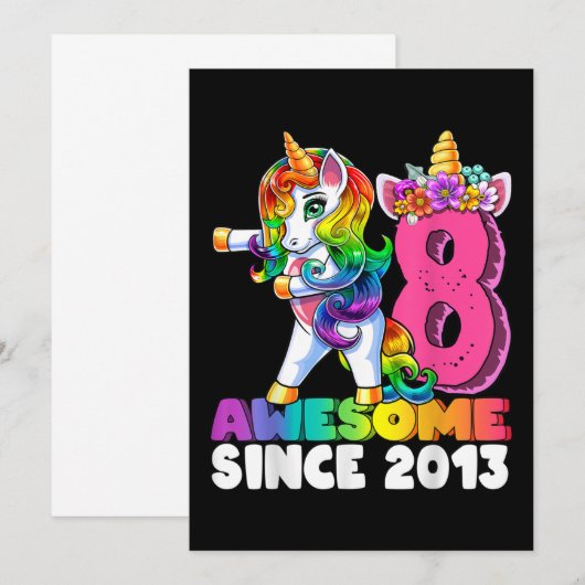 Geweldige sinds 2013 save the date (Voorkant / Achterkant)