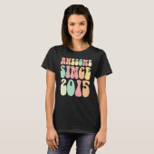 Geweldige sinds 2015 Shirt 7 jaar oud meisje (Voorkant volledig)