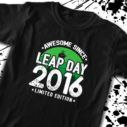 Geweldige sinds 2016 - Leap Day Leap Year Birthday T-shirt
