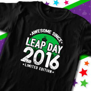 Geweldige sinds 2016 schrikkeljaardag feb 29 Verja T-shirt