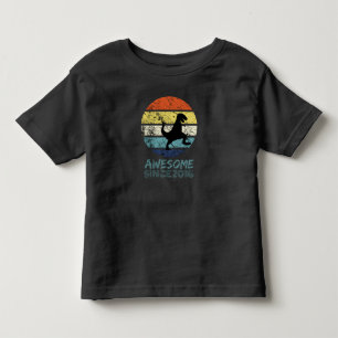 Geweldige Sinds 2016 Zwart T-rex Dinosaurus T-shir Kinder Shirts