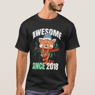 Geweldige sinds 2018 5e Rode Panda T-shirt
