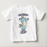 Geweldige sinds 2020 - Kids Birthday Unicorn<br><div class="desc">Vier het feit dat je sinds 2020 geweldige bent met dit vrolijke en mooie eenhoornontwerp. Perfect voor kinderen geboren in 2020 die positiviteit en vreugde uitstralen.</div>