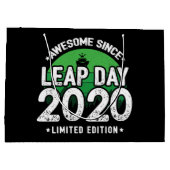 Geweldige sinds 2020 schrikkeljaardag feb 29 Verja Groot Cadeauzakje (Achterkant)