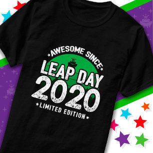 Geweldige sinds 2020 schrikkeljaardag feb 29 Verja T-shirt