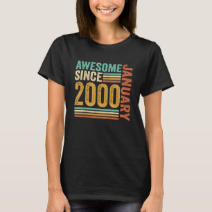 Geweldige sinds 23 jaar 2000 23 jaar t-shirt