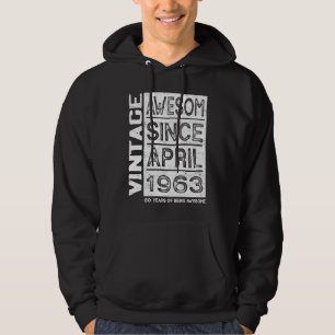 Geweldige sinds 60 april 1963 hoodie