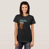 Geweldige sinds 63 juli 1960 t-shirt (Voorkant volledig)