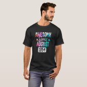 Geweldige sinds 68 augustus 1954 t-shirt (Voorkant volledig)