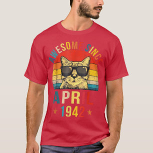 Geweldige sinds april 1942 80e verjaardag van de G T-shirt