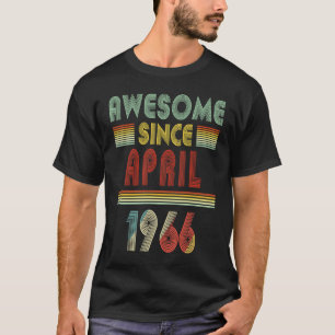 Geweldige sinds APRIL 1966 54 jaar oud T-shirt