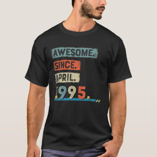 Geweldige sinds april 1995 25e Man op de geboorte T-shirt