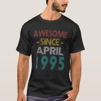 Geweldige sinds april 1995 verjaardag t-shirt