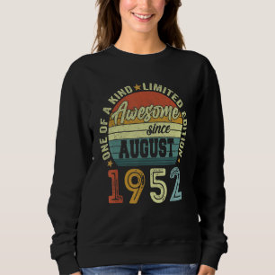 Geweldige sinds augustus 1952 70 jaar oud 70 jaar trui