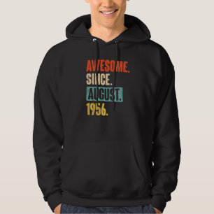 Geweldige sinds augustus 1956 66 Jaar Oud 66e Gebo Hoodie